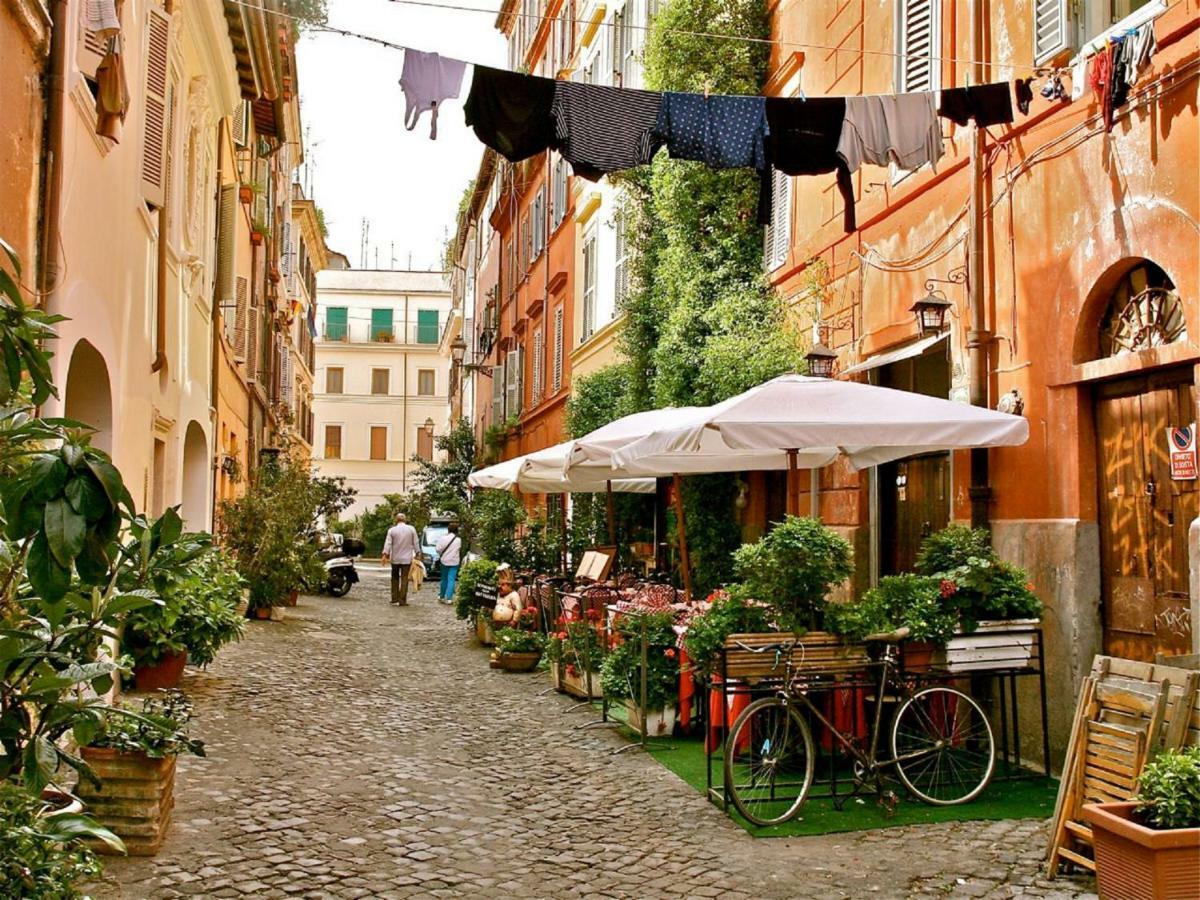 Panoramic Castle Apt Trastevere Roma Esterno foto